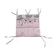   Mama Kiddies Sofie Dreams zsebes tároló macis mintával pink színben