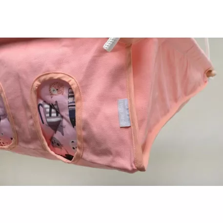 Incababy babahinta pink színben macskás mintával