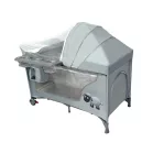 Mama Kiddies Sweet Dreams multifunkciós utazóágy szürke színben bárány mintával