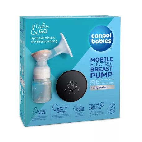 Canpol babies Take&Go Hordozható elektromos mellszívó