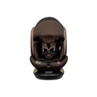 ISOFIX-es 360°-ban forgatható Mama Kiddies® iSize Capry biztonsági autósülés (40 -150 cm) bézs/barna színben + Ajándék