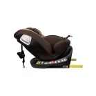 ISOFIX-es 360°-ban forgatható Mama Kiddies® iSize Capry biztonsági autósülés (40 -150 cm) bézs/barna színben + Ajándék