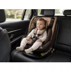 ISOFIX-es 360°-ban forgatható Mama Kiddies® iSize Capry biztonsági autósülés (40 -150 cm) bézs/barna színben + Ajándék