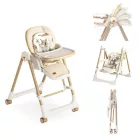 Mama Kiddies Baby Siesta 4az1-ben multifunkciós etetőszék bézs színben