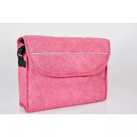 Detský kombinovaný kočík Mama Kiddies Moon Pink: 2 v1 s doplnkami v ružovej farbe