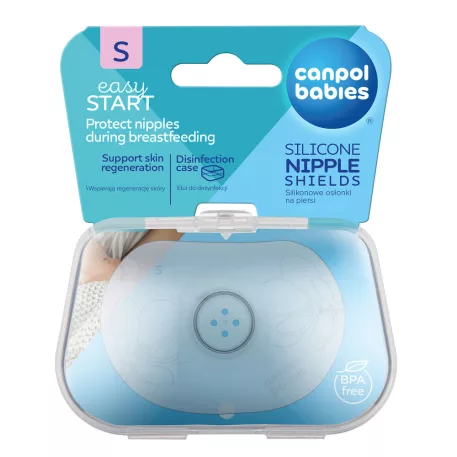 Canpol babies EasyStart szilikon bimbóvédő 2 db S méret