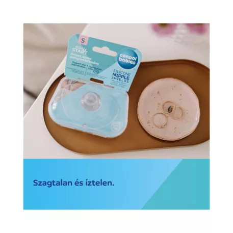Canpol babies EasyStart szilikon bimbóvédő 2 db S méret