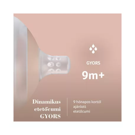 LOVI MAMMAFEEL Dinamikus etetőcumi 9hó+ 1db gyors