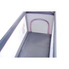 Baby Mix sivá cestovná postieľka s jednorožcom + darček sieťka proti hmyzu