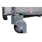 Baby Mix sivá cestovná postieľka s jednorožcom + darček sieťka proti hmyzu