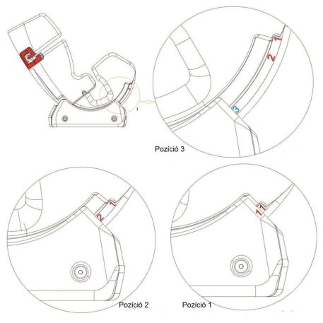 Mama Kiddies Baby Plus autósülés (0-25 kg) ezüst-fekete