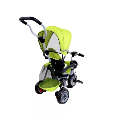 FUN BIKE háromkerekű full extrás multifunkciós tricikli - zöld színben