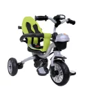 FUN BIKE háromkerekű full extrás multifunkciós tricikli - zöld színben