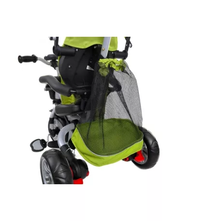 FUN BIKE háromkerekű full extrás multifunkciós tricikli - zöld színben