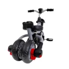 FUN BIKE háromkerekű full extrás multifunkciós tricikli - zöld színben