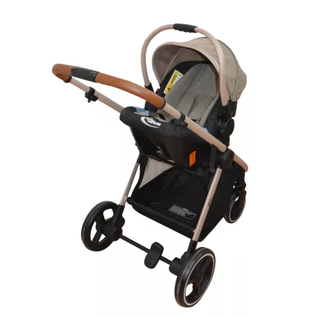 Mama Kiddies Nana 3az1-ben multifunkciós babakocsi kiegészítőkkel bézs színben + Ajándék
