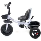 FunFit Kids Twist tricikli tolókarral és lábtartóval kék színben (360°-ban forgatható ülés)