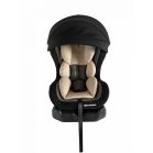 Mama Kiddies Baby Armand biztonsági autósülés (0-18 kg) bézs-szürke-fekete színben ajándék napvédővel