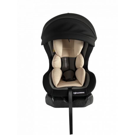 Mama Kiddies Baby Armand biztonsági autósülés (0-18 kg) bézs-szürke-fekete színben ajándék napvédővel