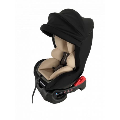Mama Kiddies Baby Armand biztonsági autósülés (0-18 kg) bézs-szürke-fekete színben ajándék napvédővel