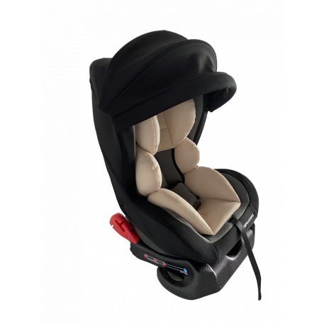 Mama Kiddies Baby Armand biztonsági autósülés (0-18 kg) bézs-szürke-fekete színben ajándék napvédővel
