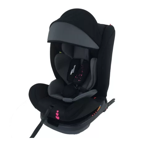 ISOFIX-es 360°-ban forgatható Mama Kiddies Rolling Safari biztonsági autósülés (0-36 kg) Princess mintával + ajándékok