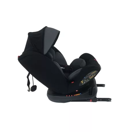 ISOFIX-es 360°-ban forgatható Mama Kiddies Rolling Safari biztonsági autósülés (0-36 kg) Princess mintával + ajándékok
