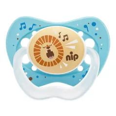   NIP Life szilikon játszócumi 0-6 hónapos korig 2db-os - fiús