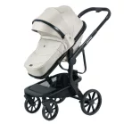 Mama Kiddies Icon bézs babakocsi sportüléssel, lábzsákkal