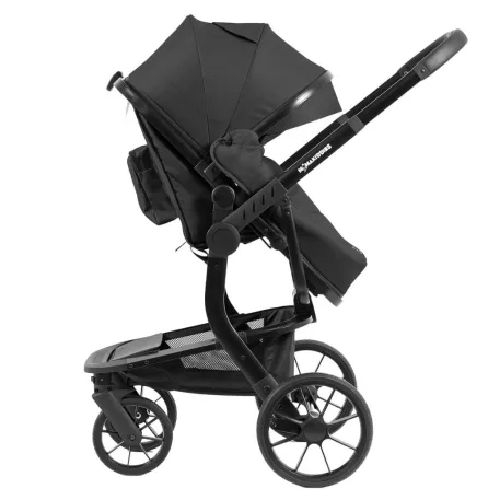 Mama Kiddies Icon sport babakocsi állítható kupolával fekete színben