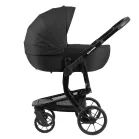 Mama Kiddies Icon fekete babakocsi mózeskosárral
