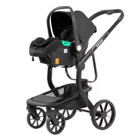 Mama Kiddies Icon i-Size babahordozó fekete színben