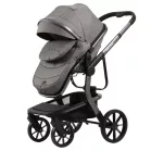 Mama Kiddies Icon szürke babakocsi sportüléssel, lábzsákkal