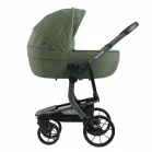 Mama Kiddies Icon zöld színű babakocsi mózeskosárral