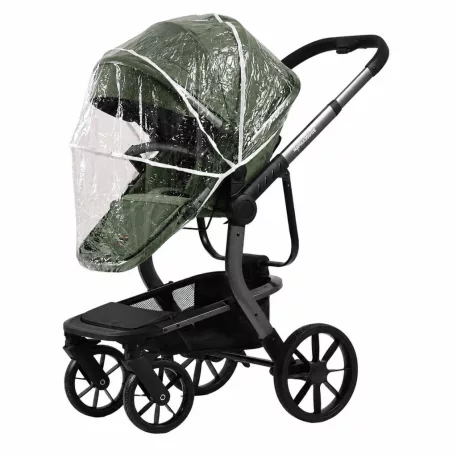 Mama Kiddies Icon babakocsi átlátszó esővédővel felszerelve