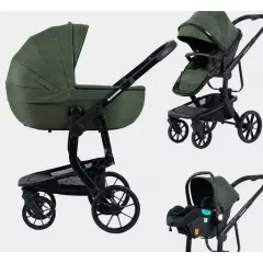   Mama Kiddies® Icon 3 az 1-ben multifunkciós babakocsi kiegészítőkkel zöld színben + Ajándék