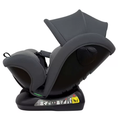 Mama Kiddies Nova Luxe iSize autósülés biztonsági övvel beköthető - világosszürke színben (40-150 cm) + AJÁNDÉK NYAKPÁRNA