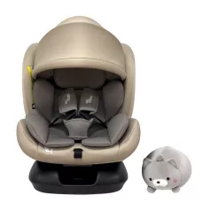   Mama Kiddies Nova Luxe iSize autósülés biztonsági övvel beköthető - bézs színben (40-150 cm) + AJÁNDÉK NYAKPÁRNA