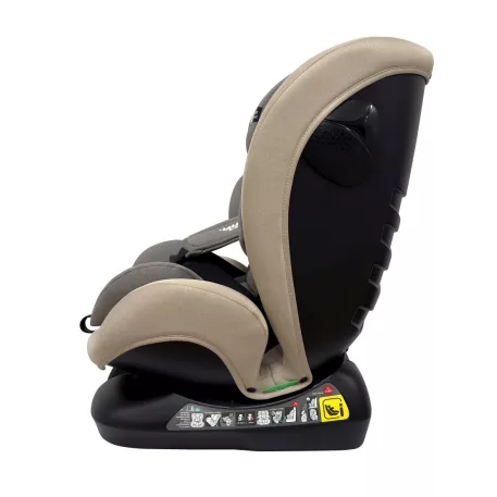 Mama Kiddies Nova Luxe iSize autósülés biztonsági övvel beköthető - bézs színben (40-150 cm) + AJÁNDÉK NYAKPÁRNA