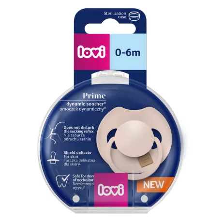 LOVI Dinamikus szilikon cumi PRIME 0-6hó 1db N