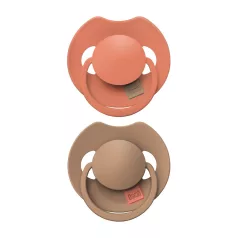   LOVI Dinamikus szilikon cumi PRIME 6-18hó 2db Granola/Orange