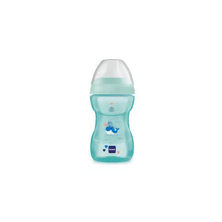 MAM Ivást tanító pohár 270 ml - kék