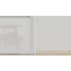 Mama Kiddies Rolling Safe kihúzható biztonsági kapu fehér színben