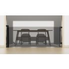 Mama Kiddies Rolling Safe kihúzható biztonsági kapu fekete színben