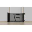 Mama Kiddies Rolling Safe kihúzható biztonsági kapu fekete színben