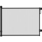 Mama Kiddies Rolling Safe kihúzható biztonsági kapu fekete színben