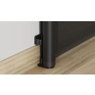 Mama Kiddies Rolling Safe kihúzható biztonsági kapu fekete színben