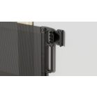 Mama Kiddies Rolling Safe kihúzható biztonsági kapu fekete színben