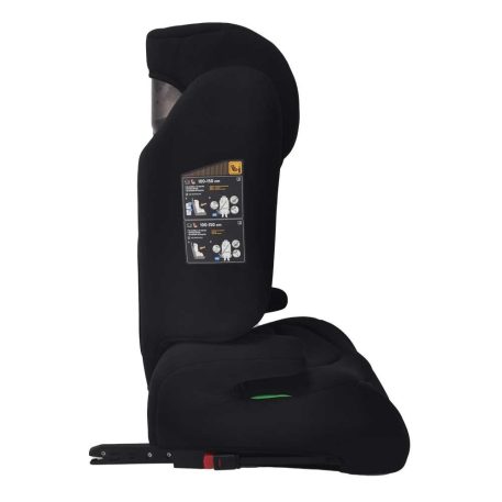 Mama Kiddies i-Fix Grand 2az1-ben biztonsági autósülés (100 -150 cm) fekete színben