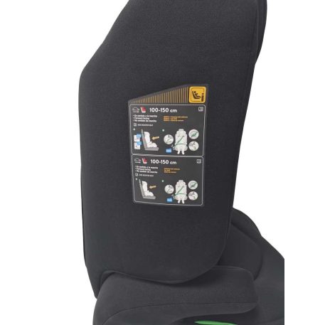 Mama Kiddies i-Fix Grand 2az1-ben biztonsági autósülés (100 -150 cm) fekete színben
